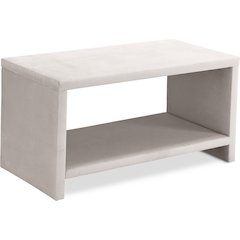 Cleo Cream Velvet Night Stand
