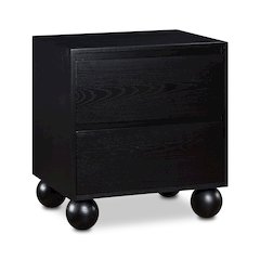 Kent Black Night Stand