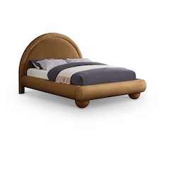 Madrid Saddle Velvet Queen Bed