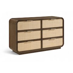 Windsor Brown Solid Wood Dresser