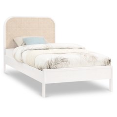 Siena White Ash Wood Twin Bed