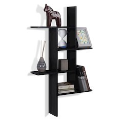 Cantilever Wall Shelf - Black