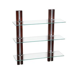 Old Bavaria Three Tier Adjustable Shelves on Wooden Bars