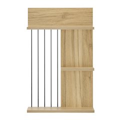 Seville Dynamic Utility Ledge Wall Shelf - Chestnut