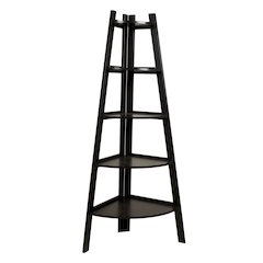 Five Tier Corner Ladder Display Bookshelf