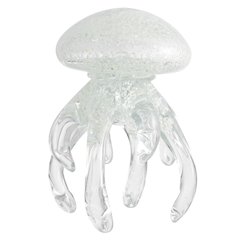 Lorelei Glow-in-the-Dark Decorative Glass Sculpture Nautical Figure - Jellyfish