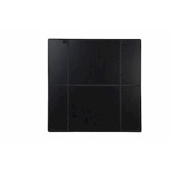 Kye 30x30 Rounded Square Wall Mirror - Black