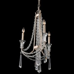 Barcelona 3-Lt Crystal Chandelier - Transcend Silver