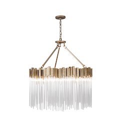 Matrix 10-Lt Pendant - Havana Gold