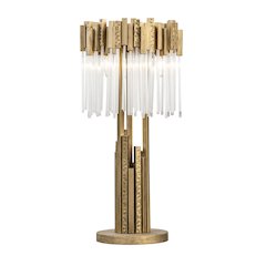 Matrix 3-Lt Table Lamp - Havana Gold