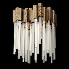 Matrix 1-Lt Sconce - Havana Gold