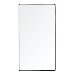 Kye 22x40 Rounded Rectangular Wall Mirror - Black