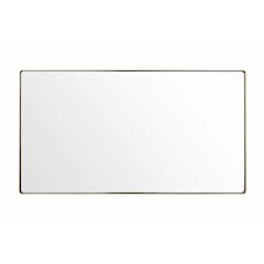 Kye 22x40 Rounded Rectangular Wall Mirror - Gold
