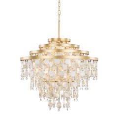 Kalani 10-Lt Chandelier - French Gold