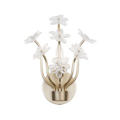 Wildflower 1-Lt Sconce - Gold Dust/Artifact