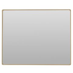 Kye 24x30 Rectangular Rounded Wall Mirror - Gold