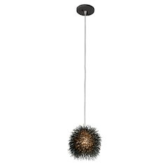 Urchin 1-Lt Uber Mini Pendant - Black