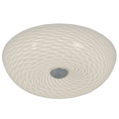 Swirled 2-Lt Small Flush Mount - French Feather