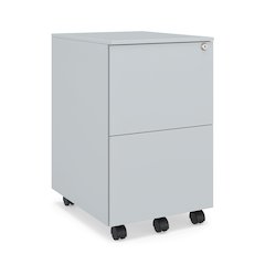 Ceha 2 Drawer Mobile File Cabinet with Lock
