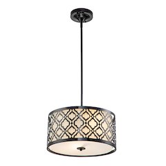 Arabella Pendant Medium in Black