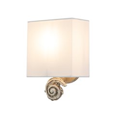 Swirl Small Sconce in Bone Finish