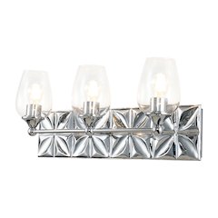 Epsilon Modern 3 Light Bath Vanity in Polished Chrome