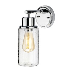 Morvah 1 Light Bath Light in Polished Chrome