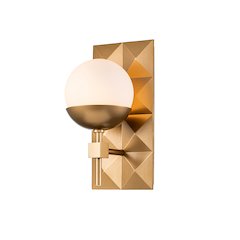 Deco 1 Light Bath Bar in Lacquered Gold