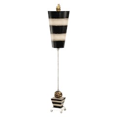 Flower Inspired Peony Buffet Table Lamp By Lucas McKearn Striped