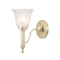 Carroll1 1 Light Bath Light in Polished Bronze