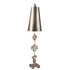 Fragment Antiqued  Silver Buffet Table Lamp By Lucas Mckearn