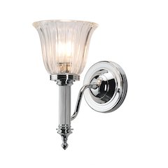 Carroll1 l 1 Light Bath Light in Polished Chrome