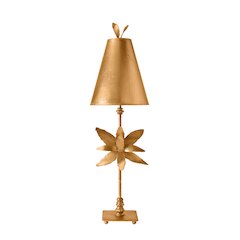 Azalea Gold Buffet Table Lamp