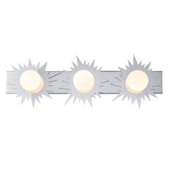 Soleil 3 Light Bath Vanity Silver Star In Polished Chrome