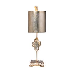 Cross Silver Table Lamp In Lucas McKearn's Distressed Finish