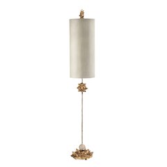 Nettle Tall Large Buffet Table Lamp Distressed Gold by Lucas Mckearn
