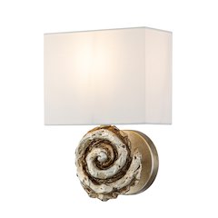 Swirl Large Sconce in Silver