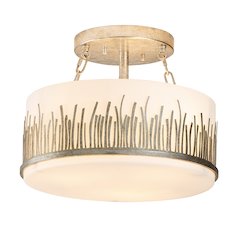 Sawgrass Semi-flush Light in Silver