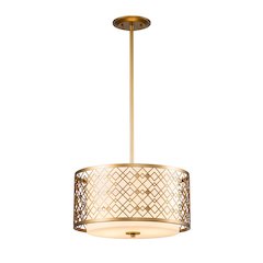 Ziggy Large Pendant in Lacquered Gold