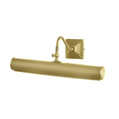 Leo 2 Light Large Picture Light in Aged Brass