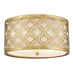 Antiqued Gold Arabella Ceiling Flush mount ceiling Lighting Fixture