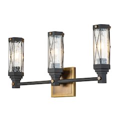 Abbey 3 Light Mid Century Modern Wall Sconce