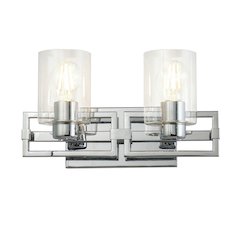 Estes 2 Light Bath Vanity In Polished Chrome