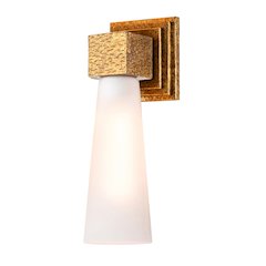 Kristy 1 Light Bath Sconce in Antiqued Gold