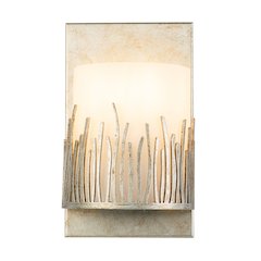 Sawgrass 1 Light Wall Sconce In Distressed Silver
