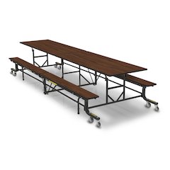 Folding Bench Cafeteria Table