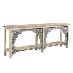 Carter Console Table in Two-tone on Solid Wood