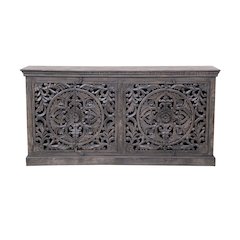 Gladys 4-Door Sideboard in Gray