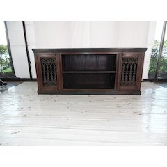 Arvada 2 Door Iron Jali Plasma in Brown