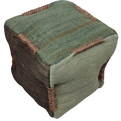 Andy Pouf in Water and Earth Jute
